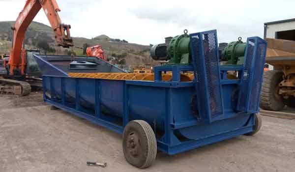 spiral sand washing machine