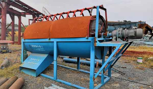 Drum sand washing machine